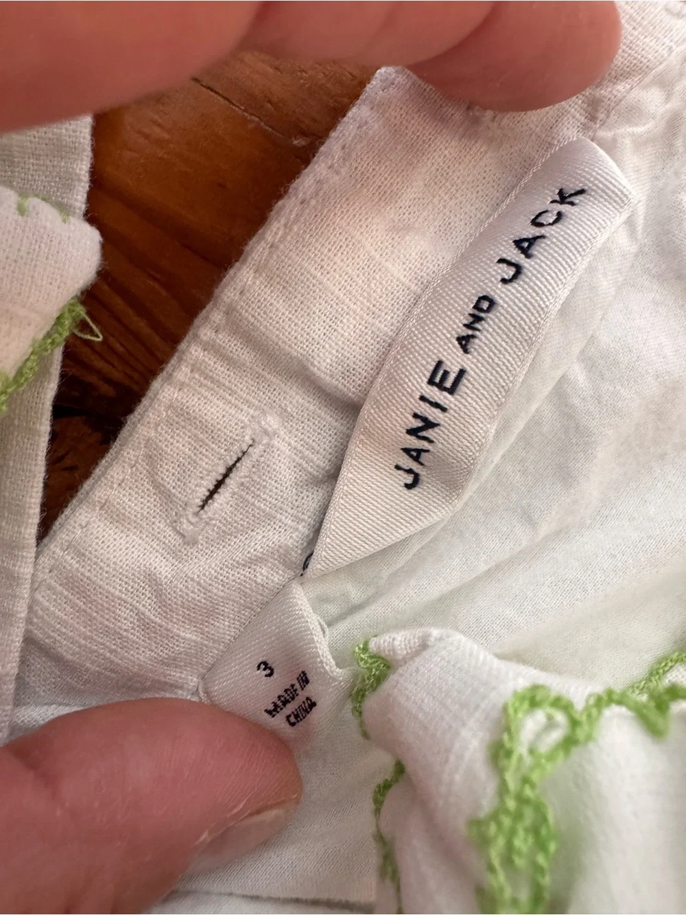 Janie & Jack White Embroidered Tropical Sundress with Pineapple & Flamingo